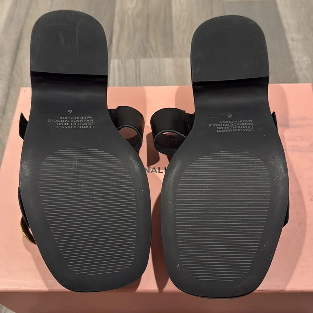 Intentionally Blank Orion Leather Slide Sandal - Picture 10 of 10